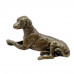 Brass Old Zodiac Dog Animal Doll Desktop Ornaments Dalmatian Tea Pet Keychain Jewelry