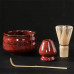 Ceramic Matcha Teaware Sets Colorful Matcha Bowl Bamboo Hyakumonari Tea Brush Stand Song Dynasty Tea-making Tool Accessories
