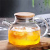 Filter Glass Kettle Large-capacity Transparent Household Fruit Scented Tea Cold Kettles High Temperature Resistant Hot Water Jar