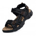 Summer Fashion Men's Sandals Genuine Leather Beach Outdoor Soft Slippers 
