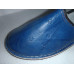 HAND CRAFTED * MOROCCAN LEATHER BABOUCHE Slippers  BLUE All Sizes