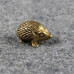 Solid Brass Copper Hedgehog Small Ornaments Vivid Animal Sculpture Tea Pet Home Decor