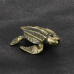 Solid Brass Sea Turtle Figurine Miniature Tea Pet Craft Desktop Small Ornament Animal Home Decoration Accessories Children Gifts