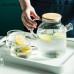 1.8L Transparent Borosilicate Glass Teapot