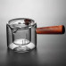 Glass Teapot Side Handle Transparent Kettle High Temperature Resistant