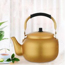 Golden Water Kettle Stovetop Tea Pot