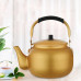 Golden Water Kettle Stovetop Tea Pot