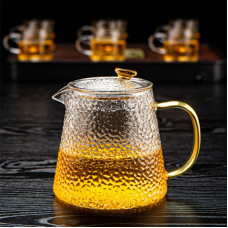 High quality Heat Resistant Glass Tea pot kung fu Tea Set