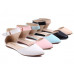 5 Color Fashion Ankle Strappy Point Toe Women Flats Dress Shoes Size 5.5 - 10
