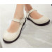 Lolita Mary Janes Womens  Flat Court Vintage Round Toe Sweet Shoes Ankle Strap