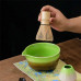 Japanese Matcha Teaware Set 2 Pieces Ceramic Kiln Change Hawkbill Matcha Bowl Tea Brush Risotto Gifts for Tea Culture Lovers