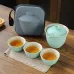 Travel Tea Set Portable Outdoor Camping Tea Making Tool Single Kung Fu Teaware Sets The Best Gift for Tea Culture Lovers